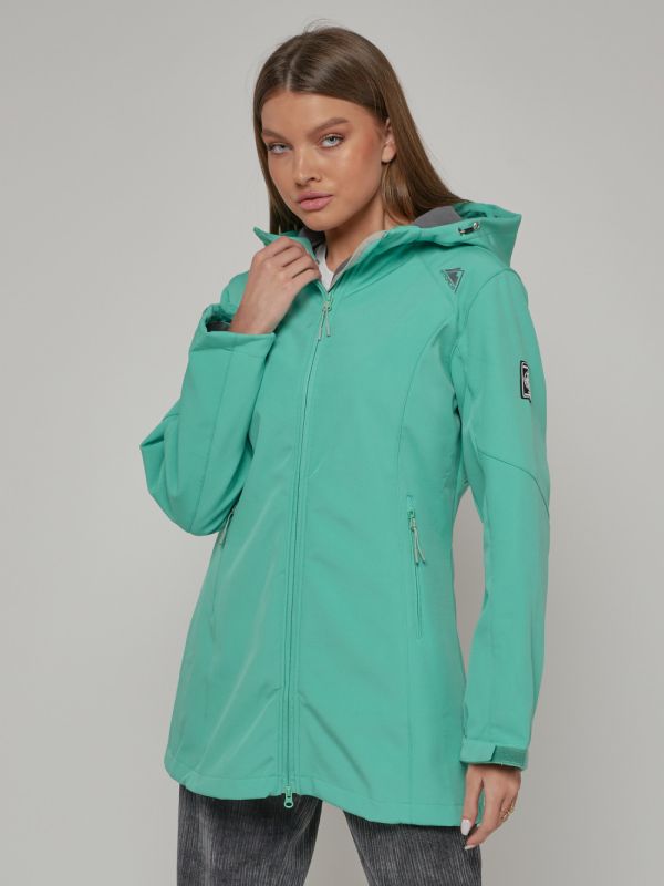 Women's windbreaker MTFORCE large size green 22335Z